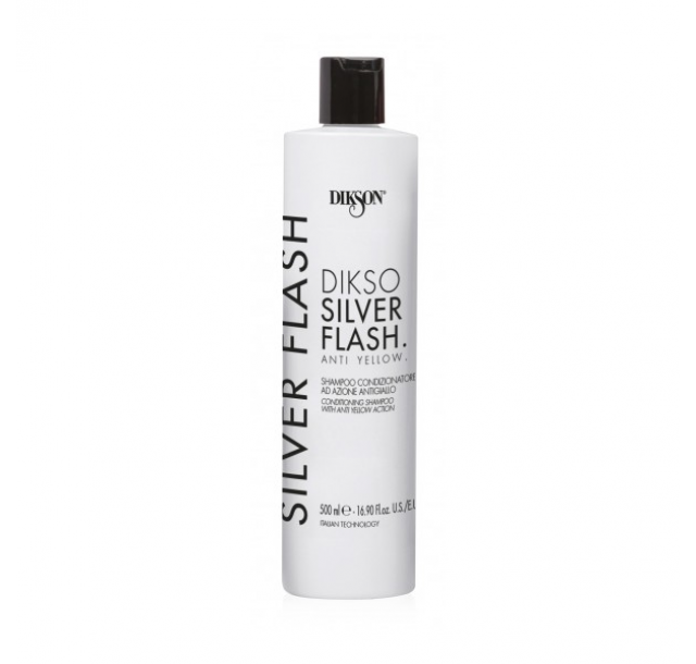 Pilkinantis šampūnas Silver Flash, 500 ml